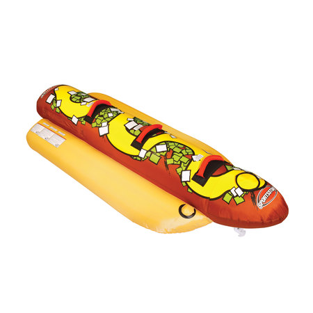 SPORTSSTUFF Sportsstuff 53-3055 Hot Dog 2 Inflatable Double Rider Towable 53-3055